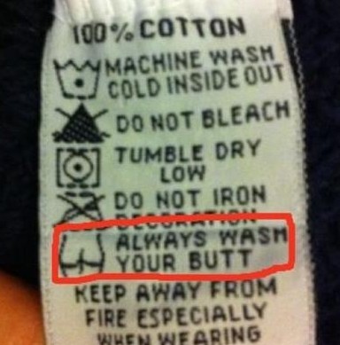 Rire avec des étiquettes vêtements, c'est possible !